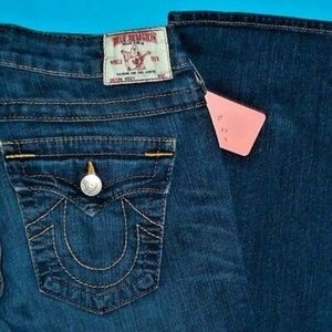 29 X 35 TRUE RELIGION BECKY BOOTCUT JEANS